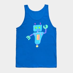 Friendly Robot! Tank Top